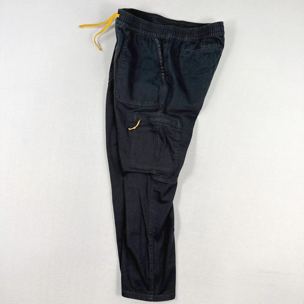 The North Face Mens Field Cargo Pants Size M Dark Gray Elastic Waist NF0A887S